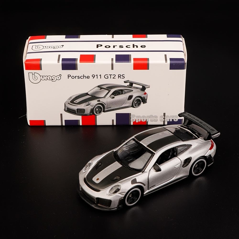 Image of Simulation Alloy 911 Gt2 Rs Car Model Toy Car Ornament Car Model Can Open Door Boy Toy Birthday Gift