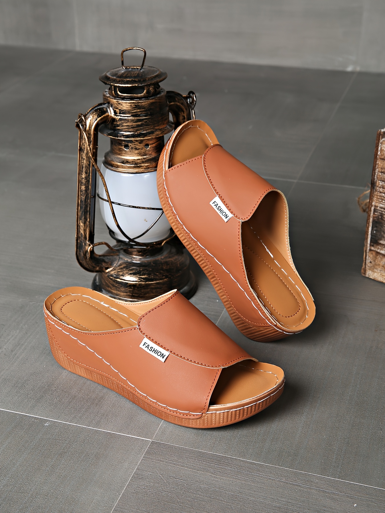   womens light blue slide sandals comfortable arch support breathable open toe design with soft rubber sole casual   heel slip on shoes for casual attire   cover upper Product details 33