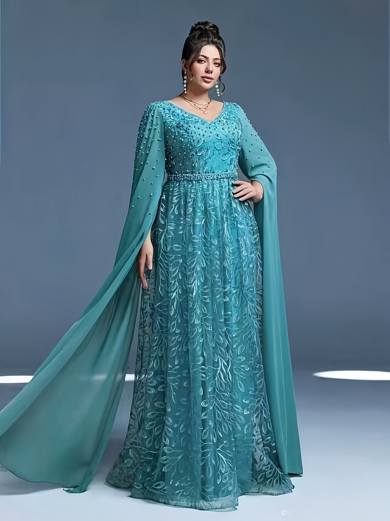 plus size plus size evening gown women fashionable niche - Temu Mauritius