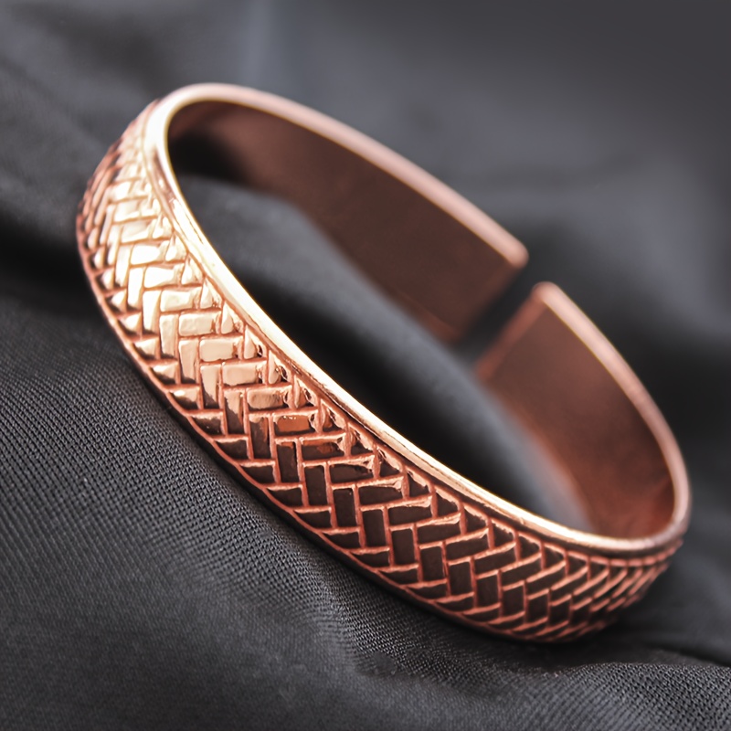 E-shop 1 Stück Kupferarmband, Unisex Armreif, Ideal für den als Partygeschenk, Perfektes Geburtstagsgeschenk für Mama oder Frauen, Neujahrsgeschenk