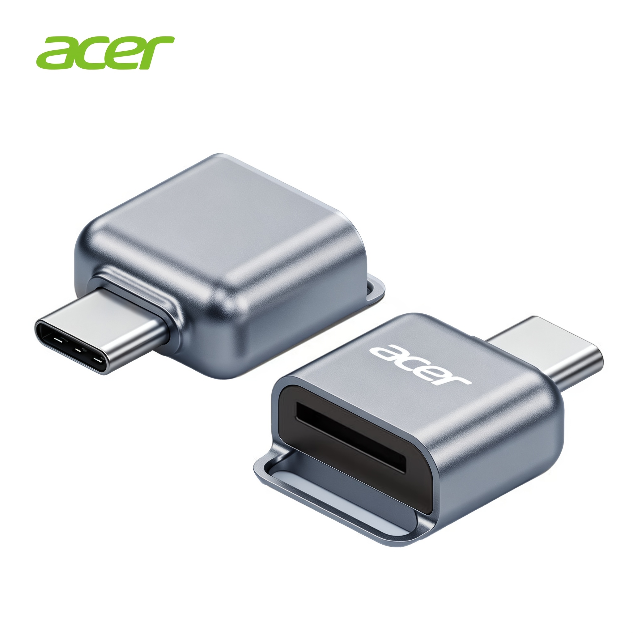 TEMU Acer Type-c Tf Card Reader, Portable Card Adapter, Fast Data Transfer Memory Card Reader For Android Phones, Laptops, Tablets
