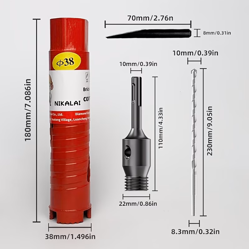 25/32/38/51/66/76/102 Heavy Duty Diamond Hole Saw ...