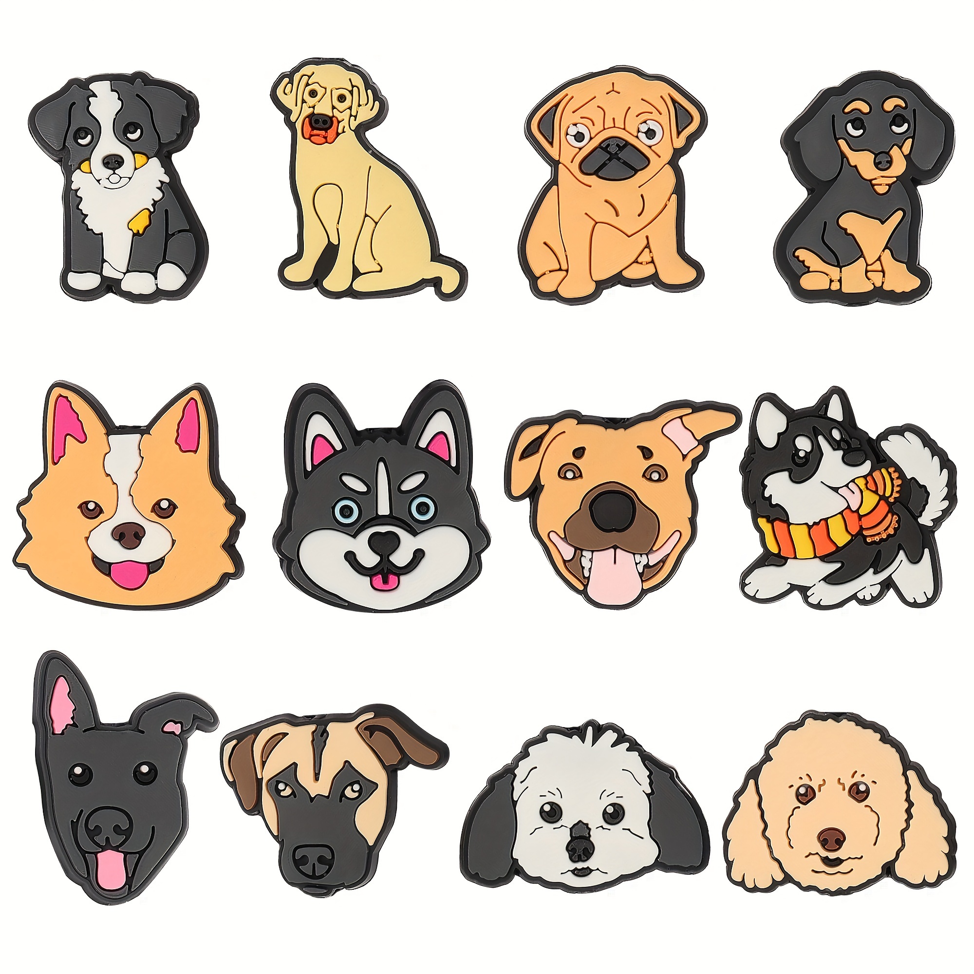 

12pcs Dog- For Diy Keychains & Pen Decorations - For &