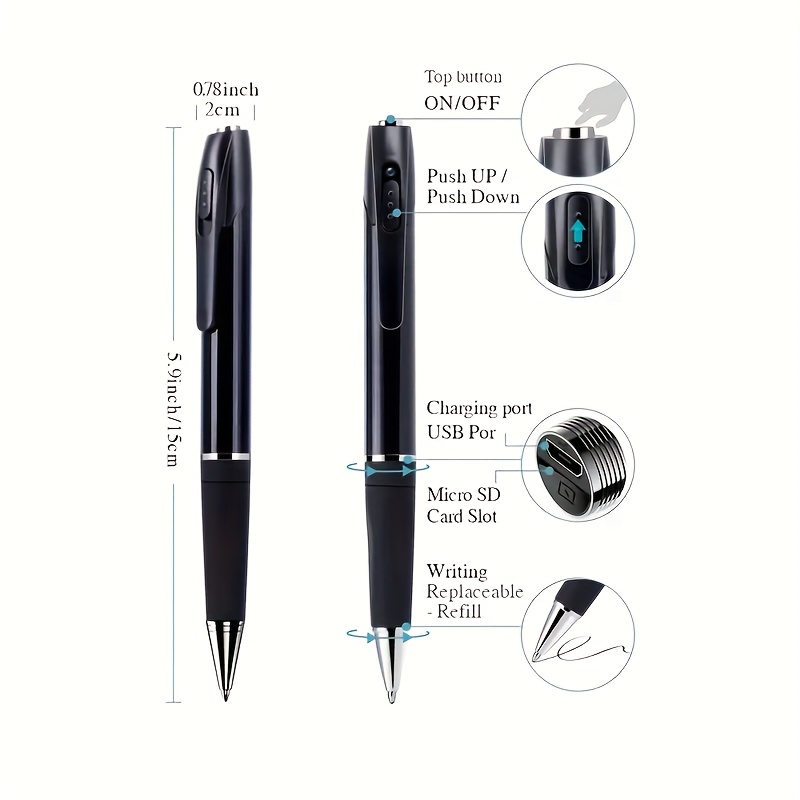 câmara de babá mini 1080p hd, portátil para interior e exterior, com , dispositivo de gravação de segurança inteligente multifuncional para palestras e reuniões, gravação em loop, bateria recarregável de 180mah incorporada 3