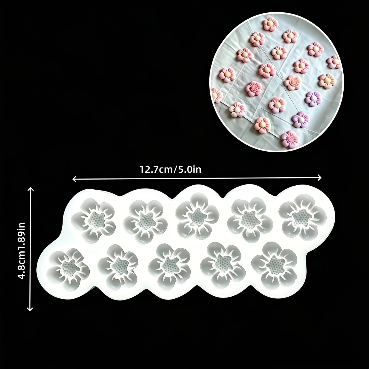 TEMU 3d Peach Mold Suitable For Resin, Plaster & Concrete Crafting - Diy Molds With Irregular Flower Pot & Wax/candle Shapes, Non- For Resin Jewelry