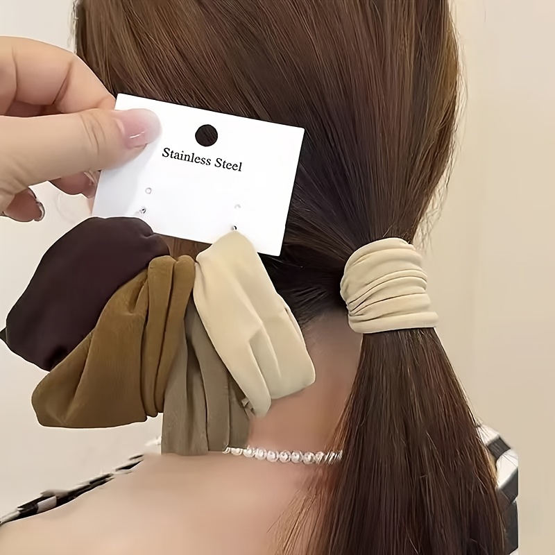 

accessoires pour cheveux élastiques qui empêchent de glisser, adaptés à l'utilisation quotidienne des femmes.