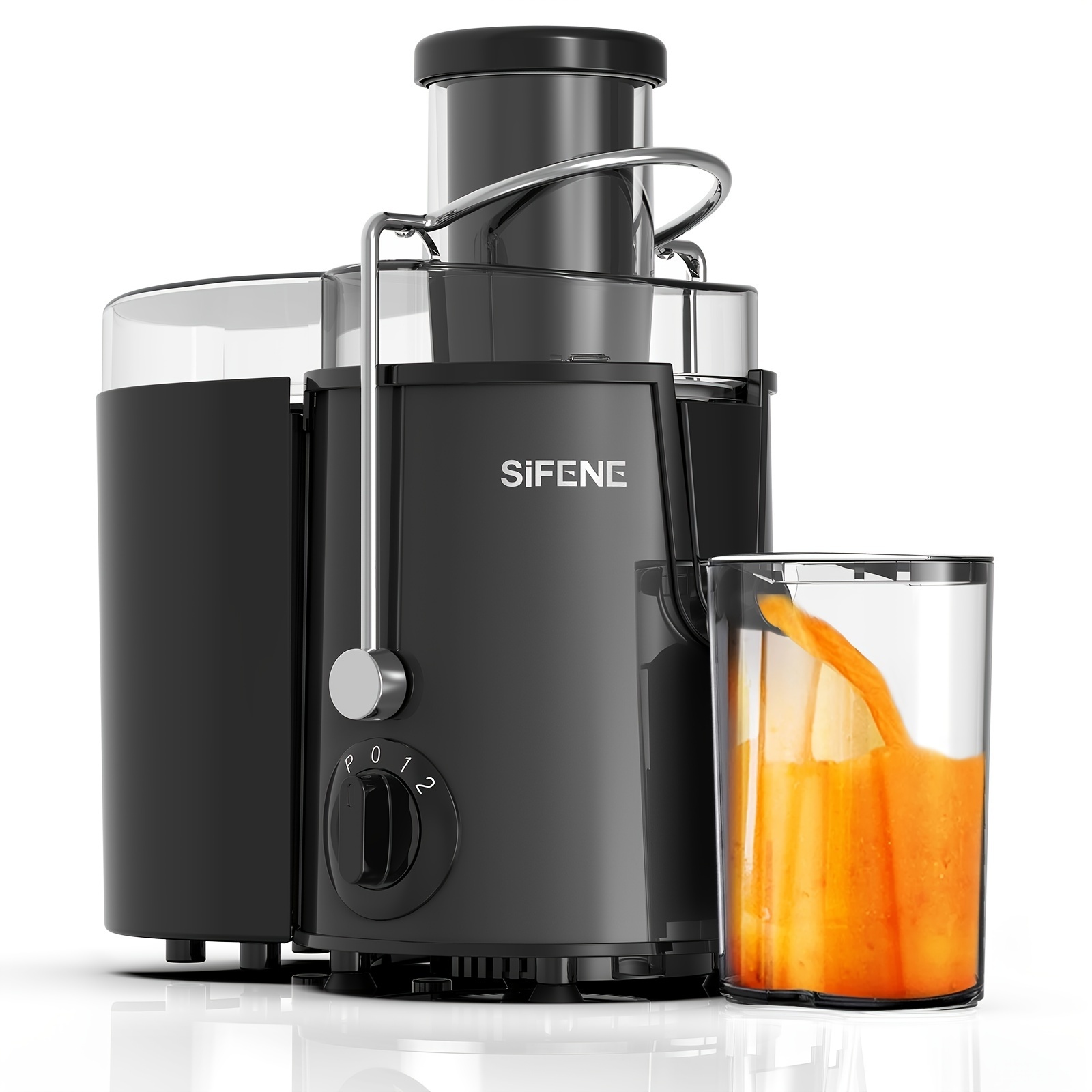 TEMU Sifene Juicer Machines, Stainless Steel Electric Juicer Machine For Smoothies & Centrifugal Juicer - Ideal Gift For Fitness, Healthy , Home