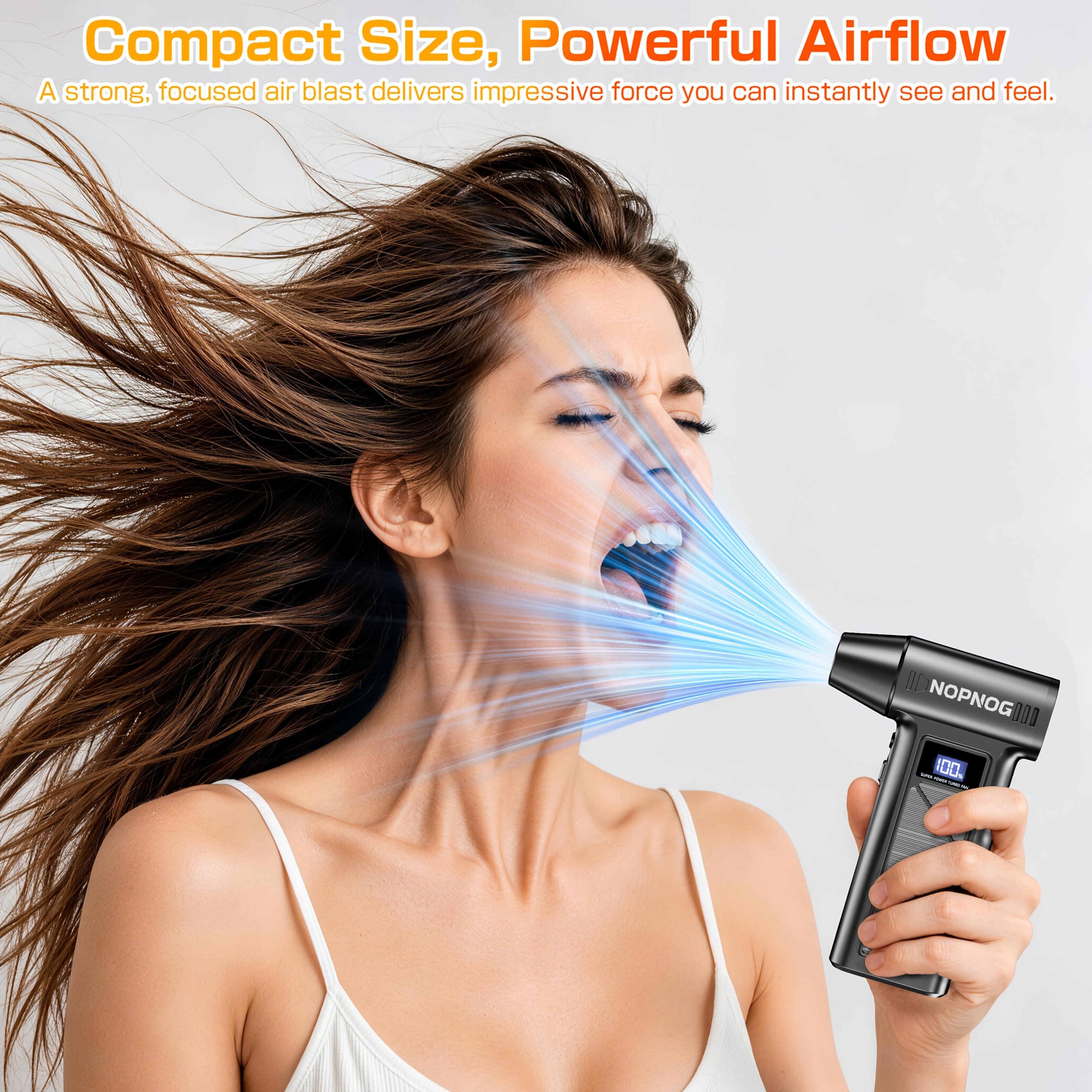 Electric Turbo Blower & Air Duster for Car Cleaning