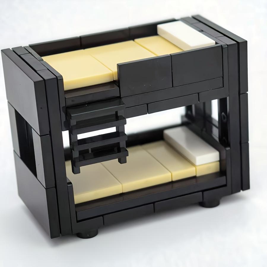 Kids Bunk Bed with Cradle Stroller Building Set