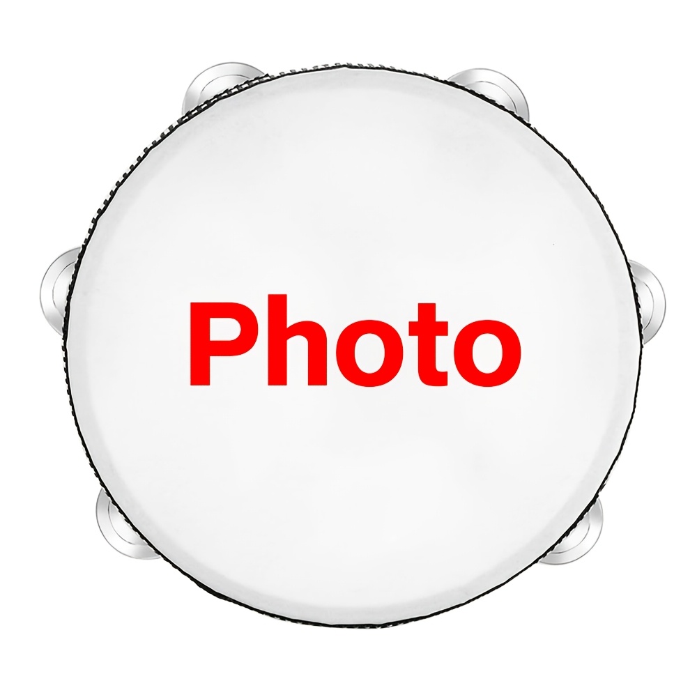 TEMU Custom Activity Drum, Personalized Text Printing, Bulk Purchase Discount, End Replacement, Traditional Prop Upgrade, Event Gift, Square