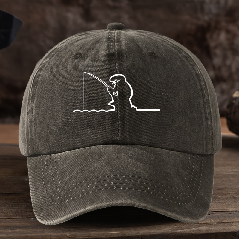 TEMU Print Baseball Cap Unisex Versatile Duckbill Hat Trendy