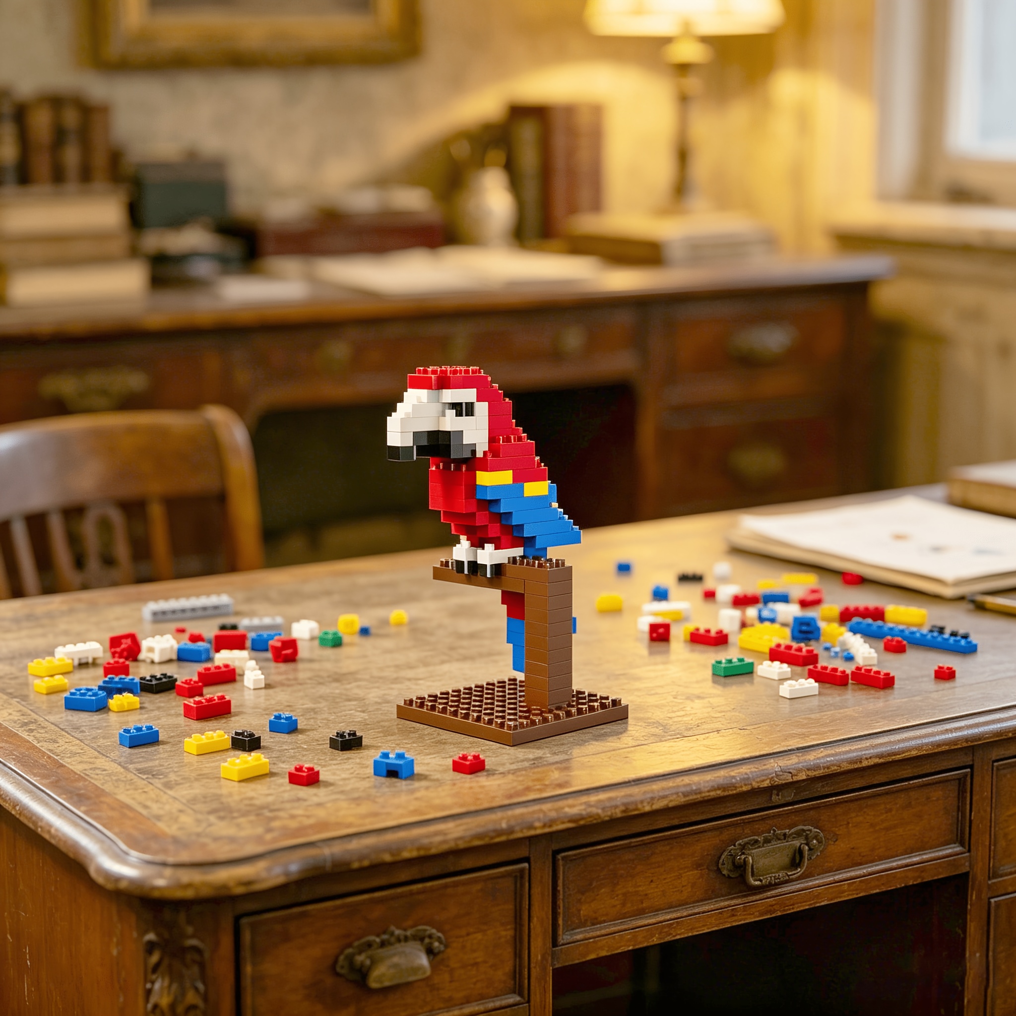 Handmade DIY Building Block Toy, Flying Bird Series