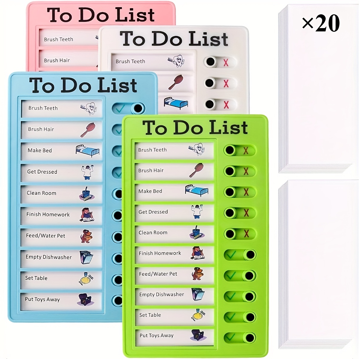 routine chart sold on Temu Australia