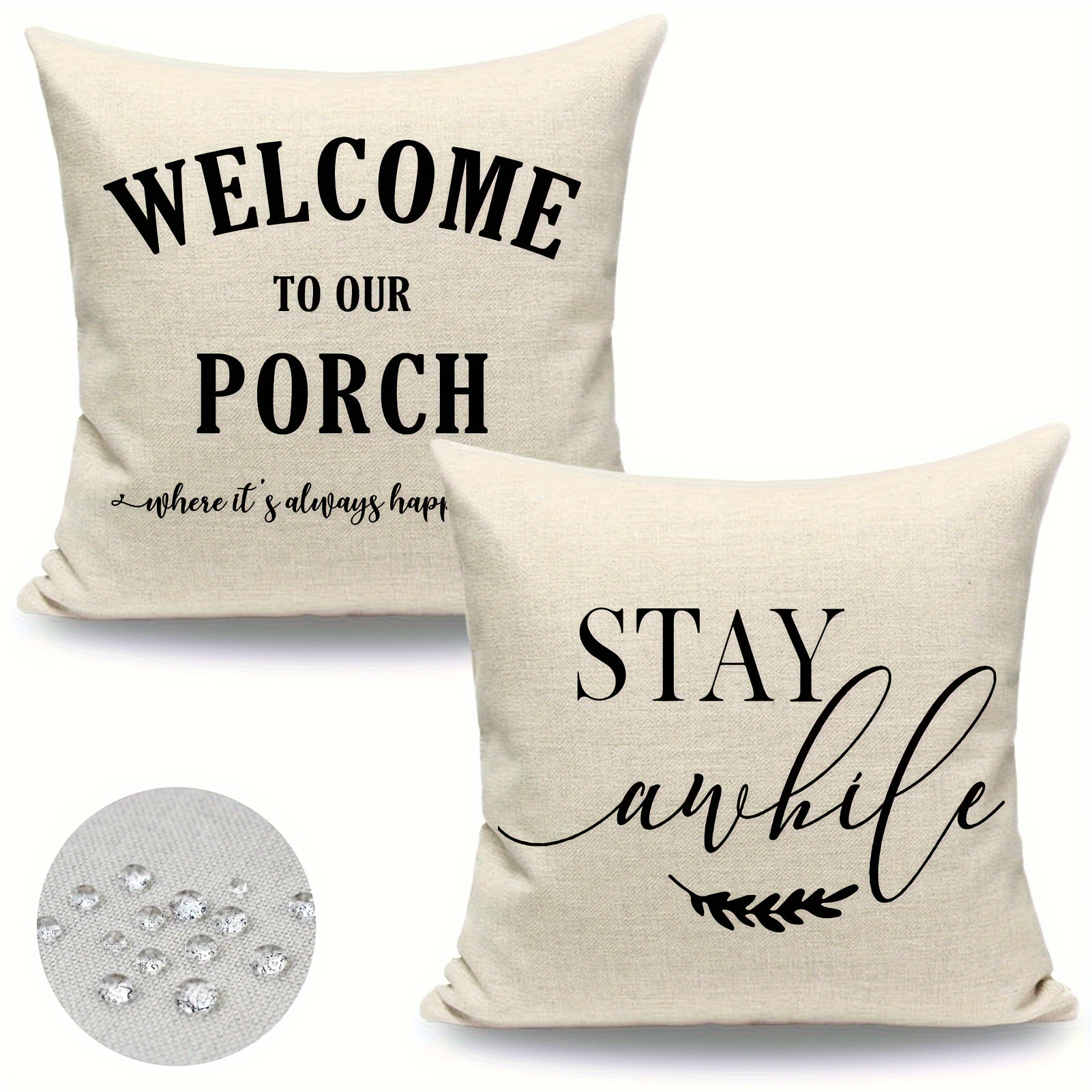 

To Our " 2pcs Set - , Decorative Pillows For & , , Zippered Polyester, 18x18