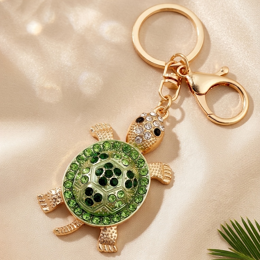 TEMU 1 Llavero con colgante de de diamante Shui del , lindo dije para bolso de mujer