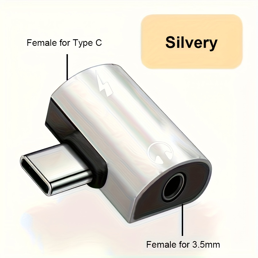 Pd60w Type-c To 3.5mm Jack Adapter Mini Design Charging Adapter Usb Type-c To 3.5mm Jack Splitter Audio Video Cables Charge Cable Earphone Converter Digital For Xiaomi Google Ect Dac Chip