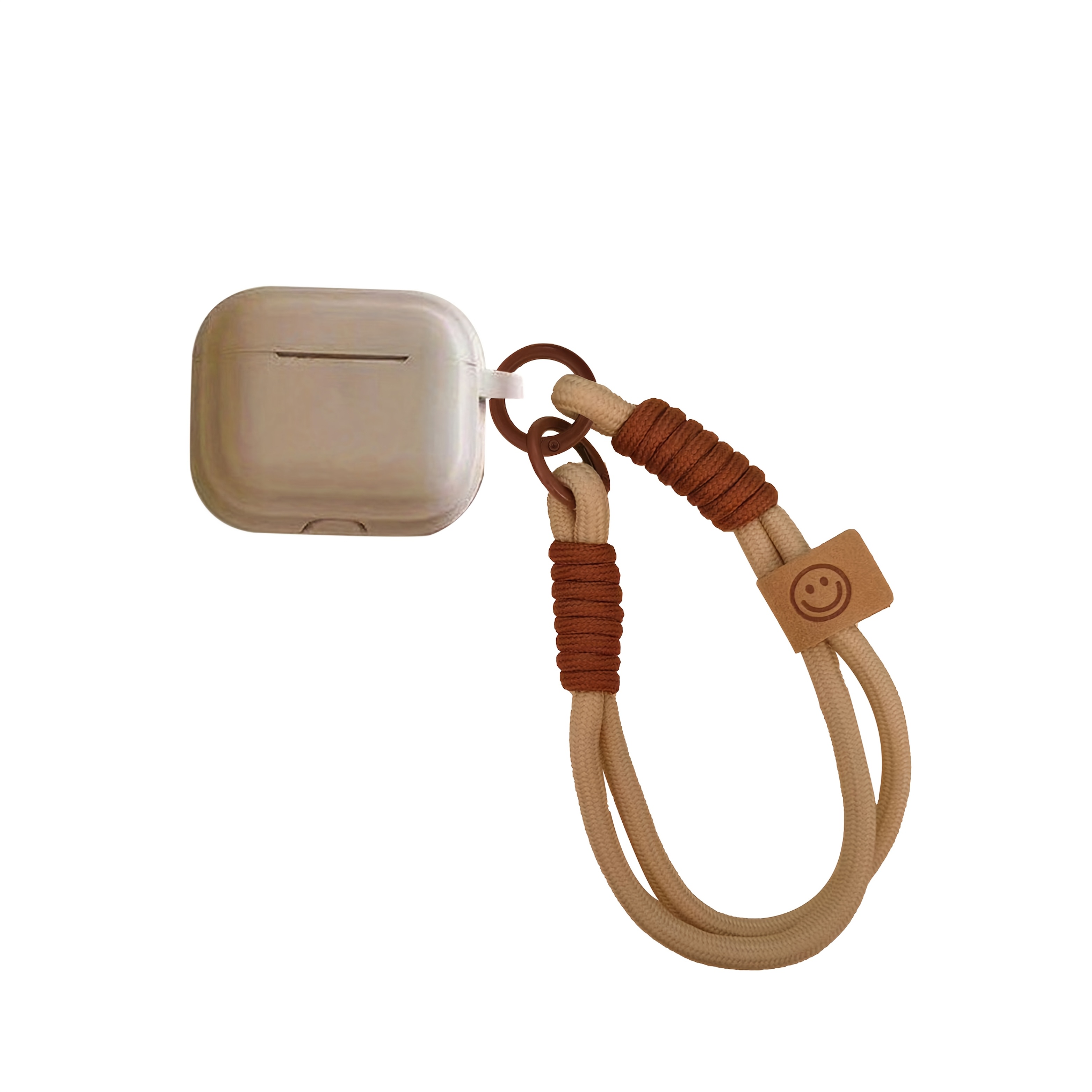 TEMU Autumn/winter Vintage + Lanyard Pendant Style Drop-proof Protective Case For Bluetooth Earbuds, Scratch-resistant And Drop-proof Protective Case