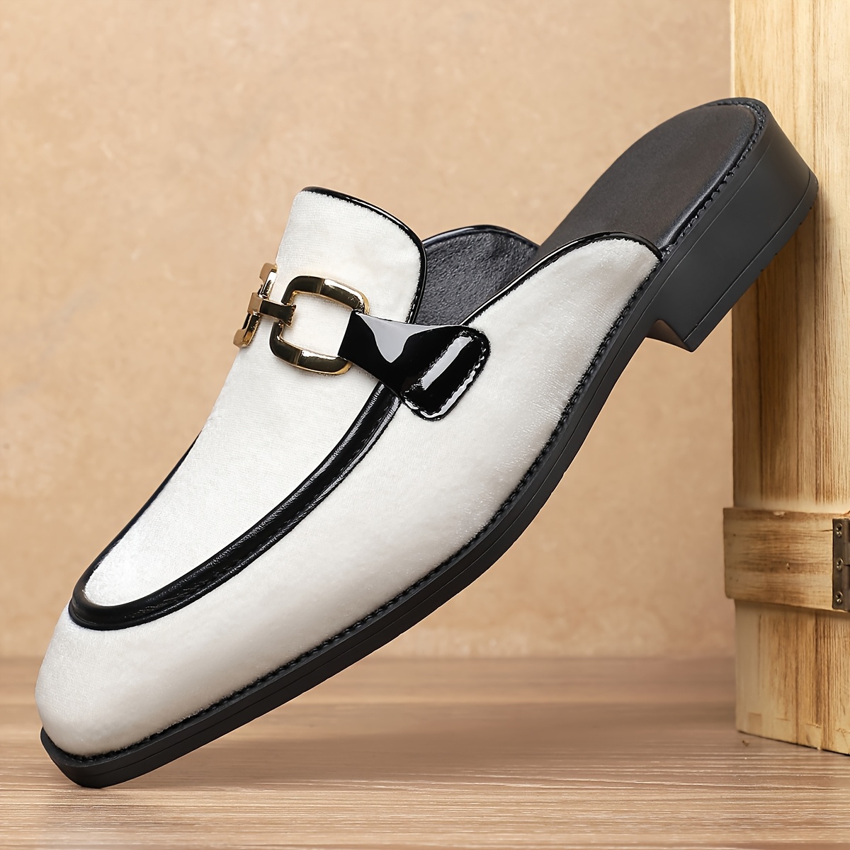 QRLQRL Men'S Slip-On Loafers - Casual & Comfortable Slip-On Shoes with Rubber Sole, Faux Upper, and Lining, Perfect for Casual Attire, Gifts, and Everyday Comfort, Casual Footwear | Stylish Loafers | Rubber Sole Shoes