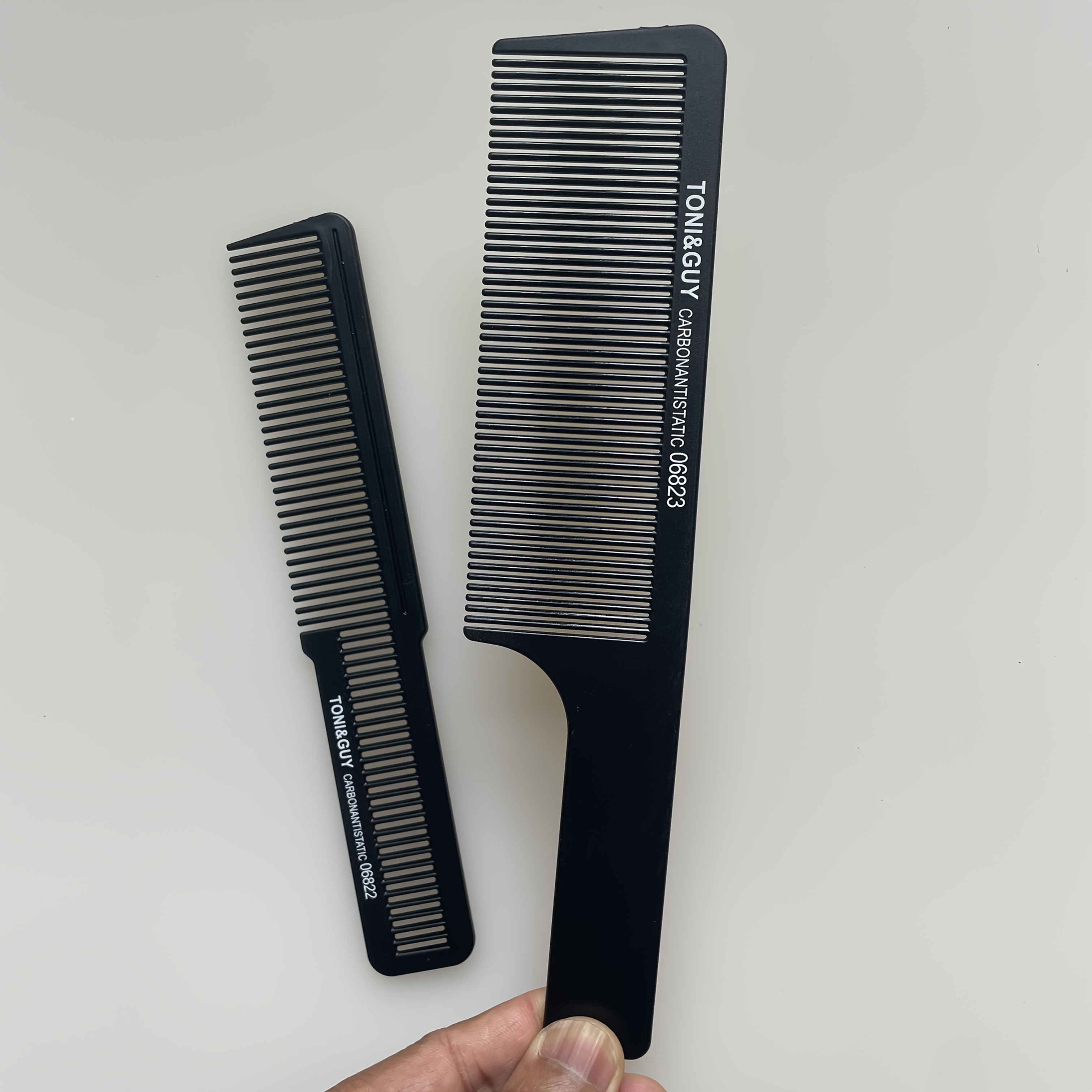 TEMU 2pcs Set Hair Styling Comb, Includes 1 Special Handle Comb + 1 Long Handle Wide-tooth Comb. Made Of Material For Extra . The Perfect Combination