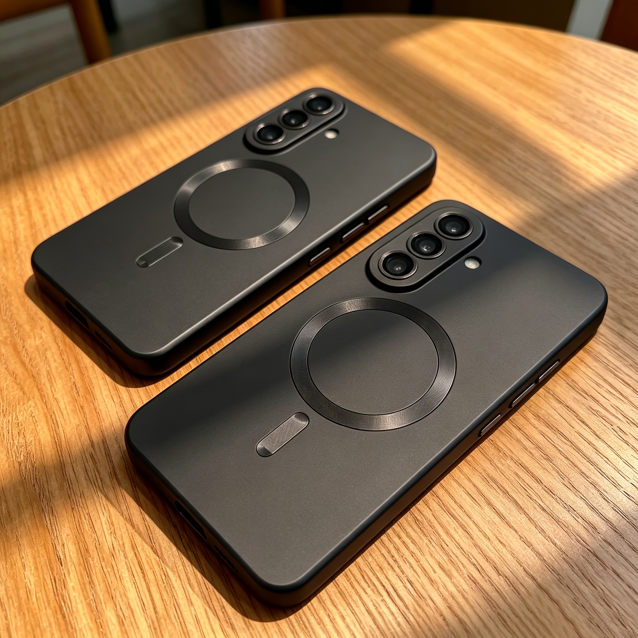 phone case luxury magnetic   magnetic solid color phone case suitable for samsung suitable for galaxy a57 a37 a17 a56 a55 a54 a36 a35 a34 a26 a25 a24 a16 a15 a14 magnetic soft case with camera lens protector support wireless charging