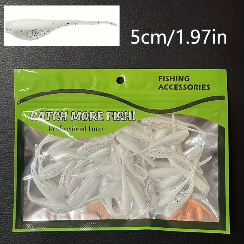 Bag Bionic Soft Lure Dual color Tadpole Needle Tail - Temu New Zealand