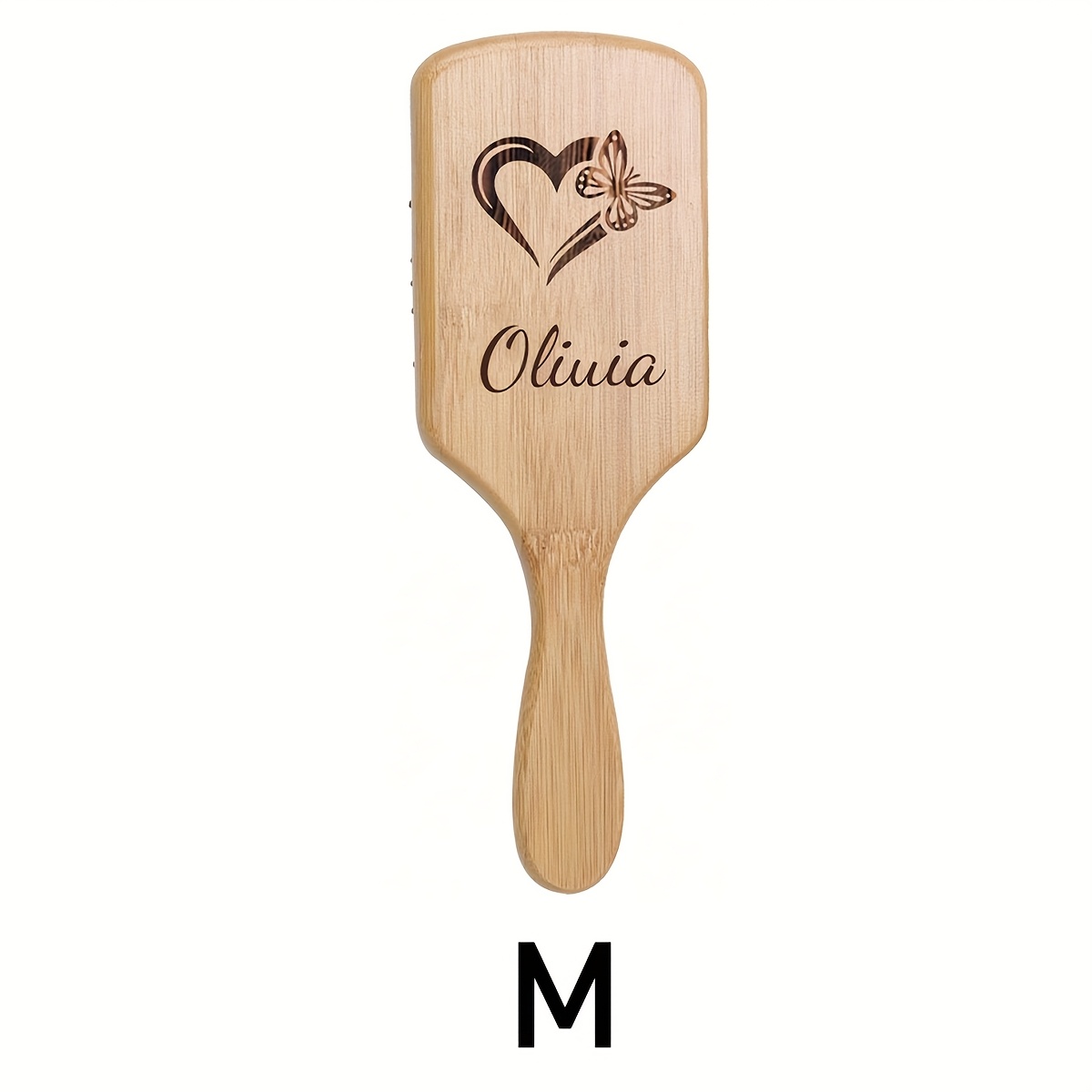 Personalized Name Comb, Wooden Airbag Hair Brush, Custom Detangler Brush, Tailored Airbag Comb Gifts For Birthdays, Bridesmaids, Valentine's Day, Mother's Day, , Couples, Bedroom Use