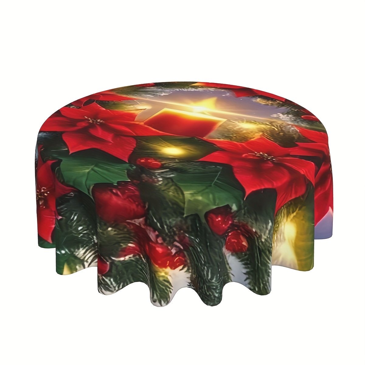 

1pc Christmas Tablecloth - , -, -, For Dining, Tea Table, , , Restaurant, , ,
