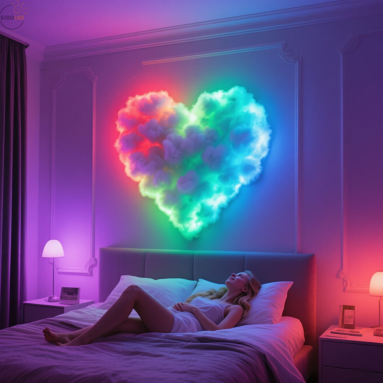 Bandă LED 3D Nor de Fulger RGB Smart 236,22 cm, Lampă DIY Modelabilă cu Conector USB pentru Instalare Ușoară - Perfectă Pentru Dormitor Cameră Gaming Bar DJ Petrecere Iluminat Ambient Decorativ. Sincronizarea Muzicii Creativă Vacanță Clipire Dinamic Schimbând Culoarea Perete și Tavan Noapte în Opțiuni 129,03 cm, 236,73 cm, 278,38 cm, Bandă de înaltă calitate