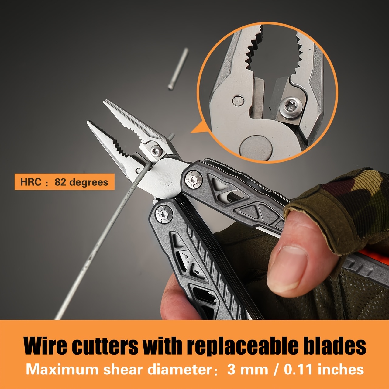 12 in 1 hammer multitool gifts for men white elephant gifts for adults ideal for dad husband christmas camping essentials gear metal material Product details 2