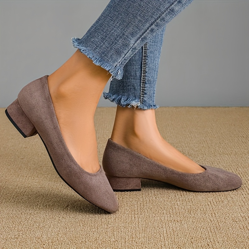 Blockabsatz Schuhe Niedriger Absatz Mary-Jane-Schuhe Für Damen,  Quadratische Geschlossene Zehenpartie