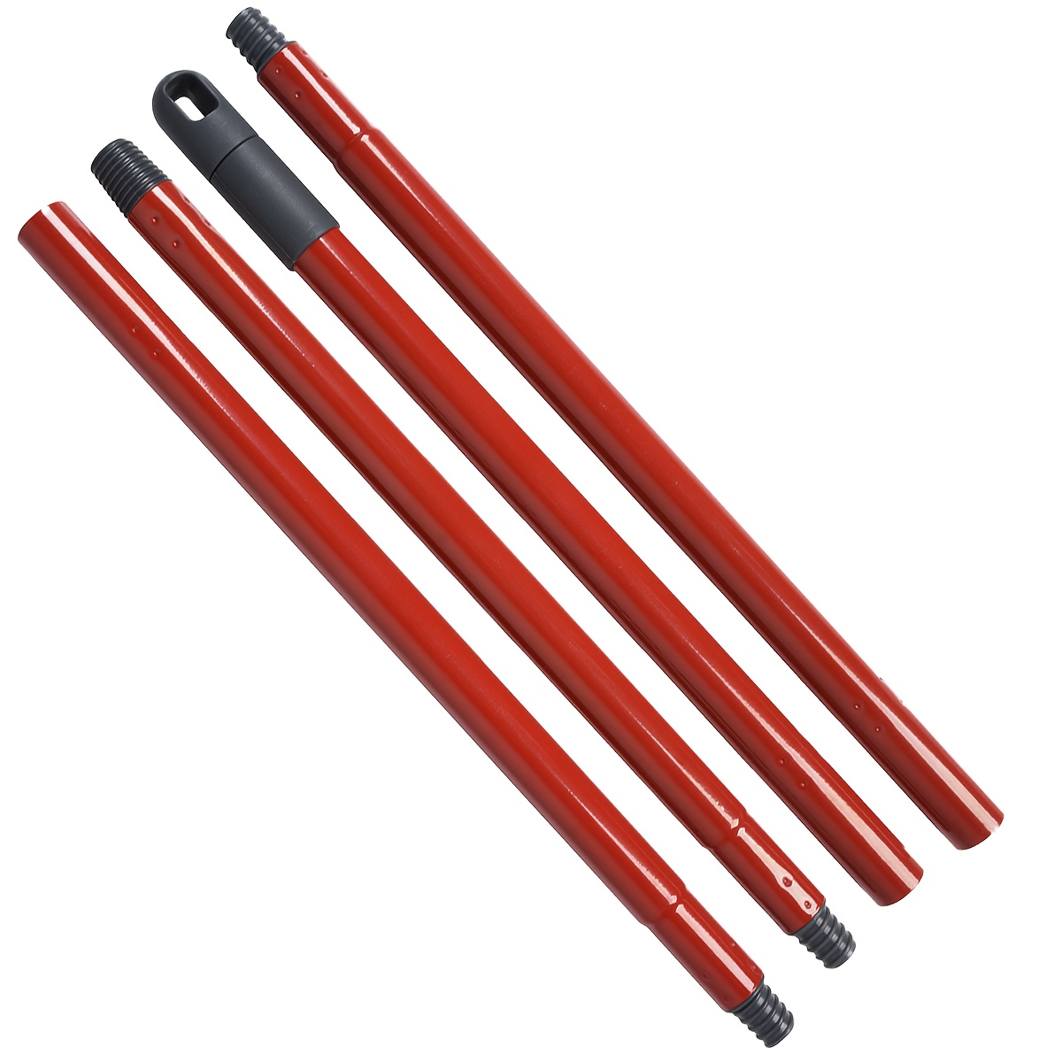 TEMU Mop Handle, Spin Mop Replacement Handle, 4-section 28-to-54 Inch Mop Replacement Stick, Compatible With Spin Mop Handle For Easy Wring Mop