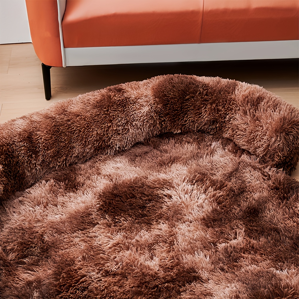 plush dog sofa mat detachable pet bed cushion with soft polyester fill   small to large dogs adds   to your home dog sofa Product details 4