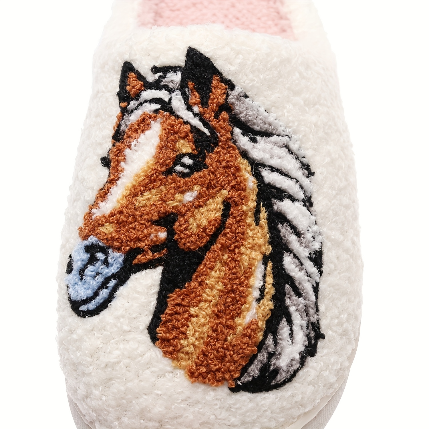 horse slippers cozy warm non slip season Temu Germany - Main Image