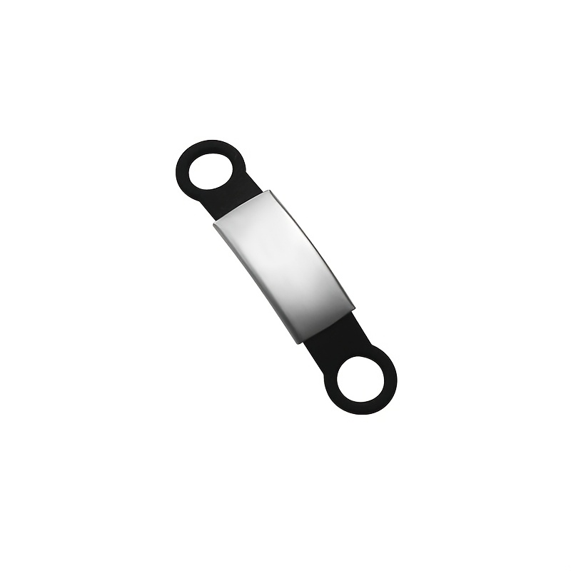 TEMU 3pcs Blank Stainless Steel Anti-lost Used For Tags Collars, Cat Tags, Dog Tags, Random Colors