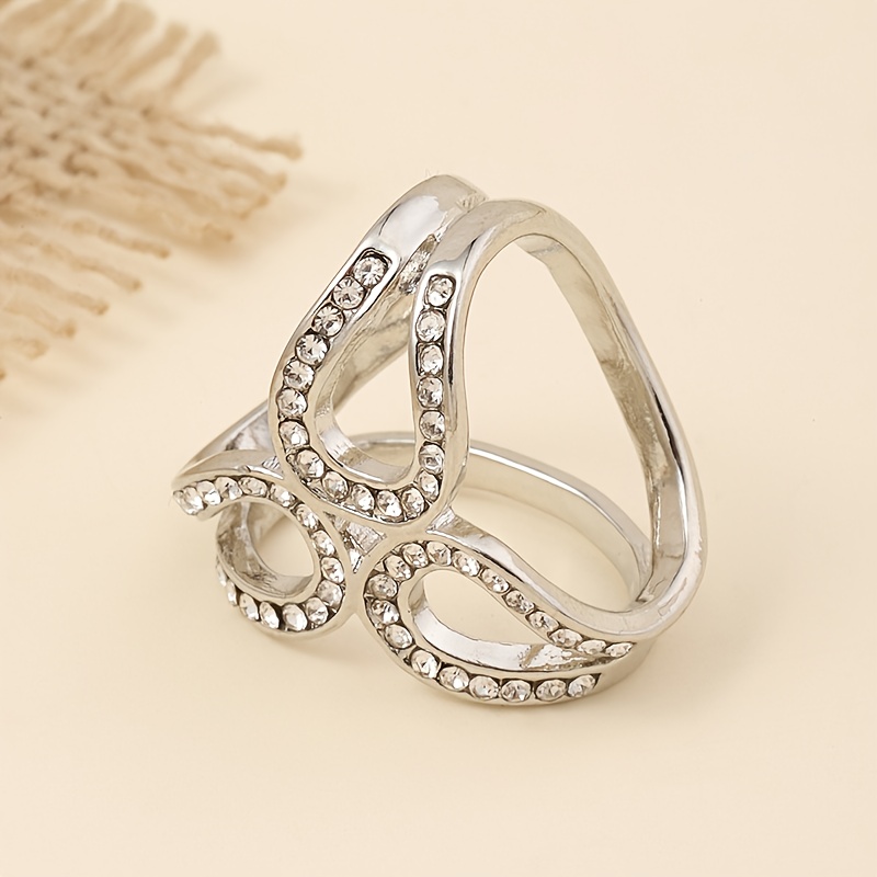 E-shop 1 Stück Damen Drei-Ring-Lochmuster Schalverschluss, Kleidungseckenknotenverschluss, Hemd-T-Shirt-Verschluss, Kleid-Taillenverschluss,