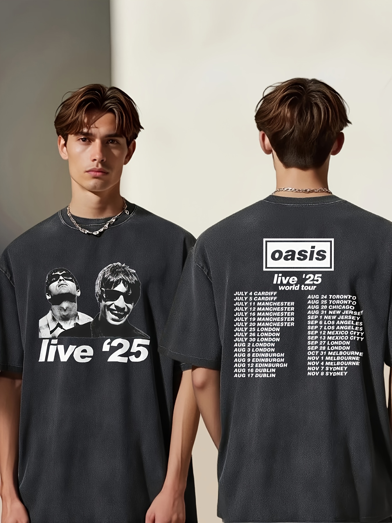 【公式】Oasis Live '25 Tシャツ UK 希少Mサイズ 公式】Oasis Live '25 Tシャツ UK 希少Mサイズ