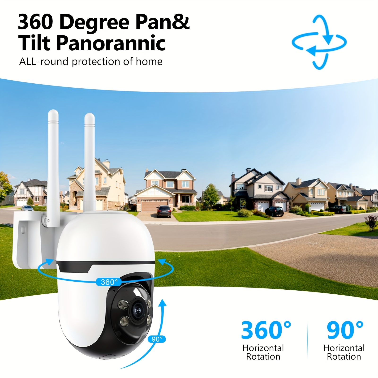security cameras wireless outdoor indoor home Temu