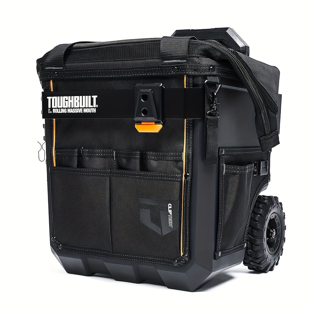 tb ct 61 14 large rolling   bag 14 inches   kit durable fabric black no power tool organizer with wheels brand