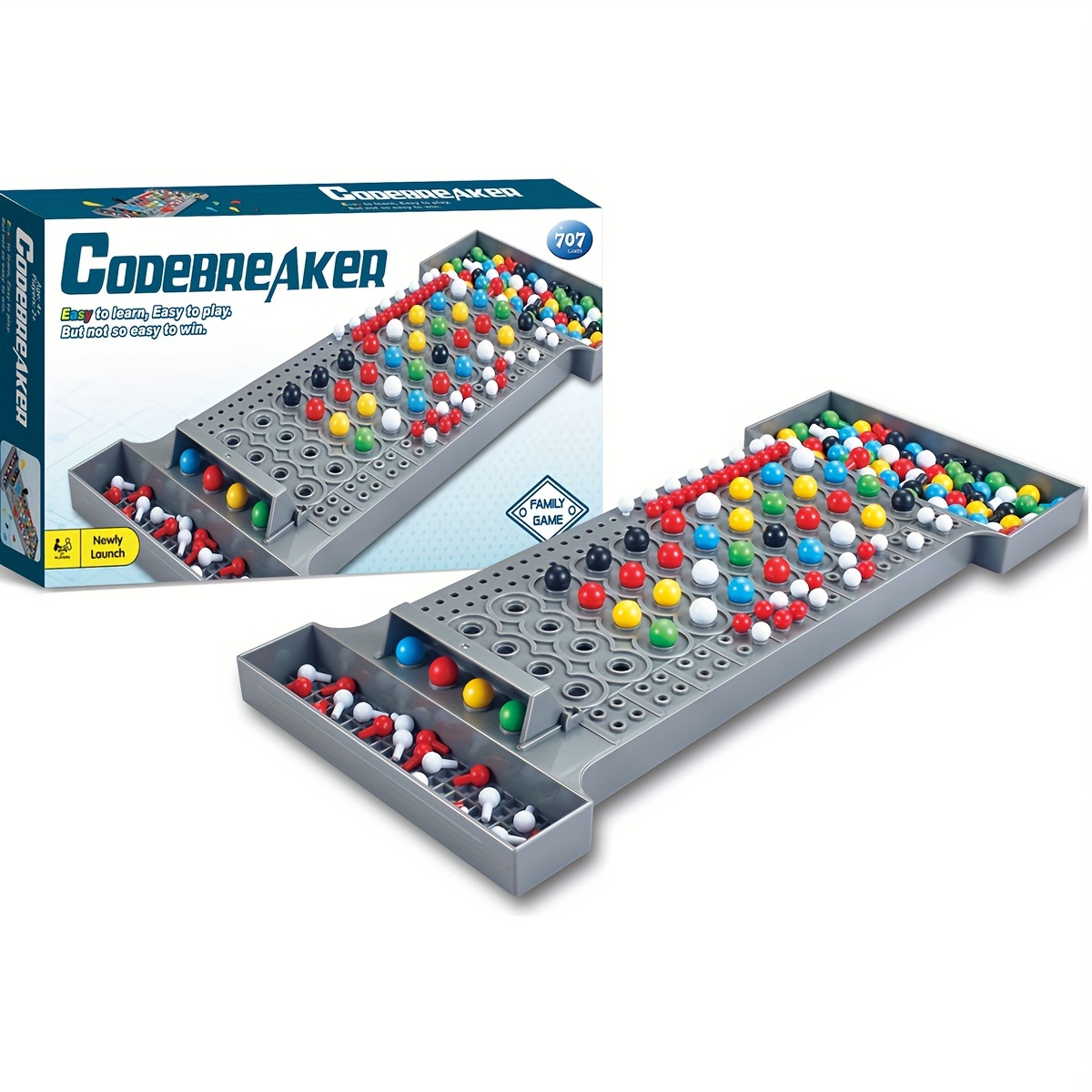 

Code Breaker Family Game - Interactive Puzzle & Board Game For And , Parties, Thanksgiving/christmas Gift