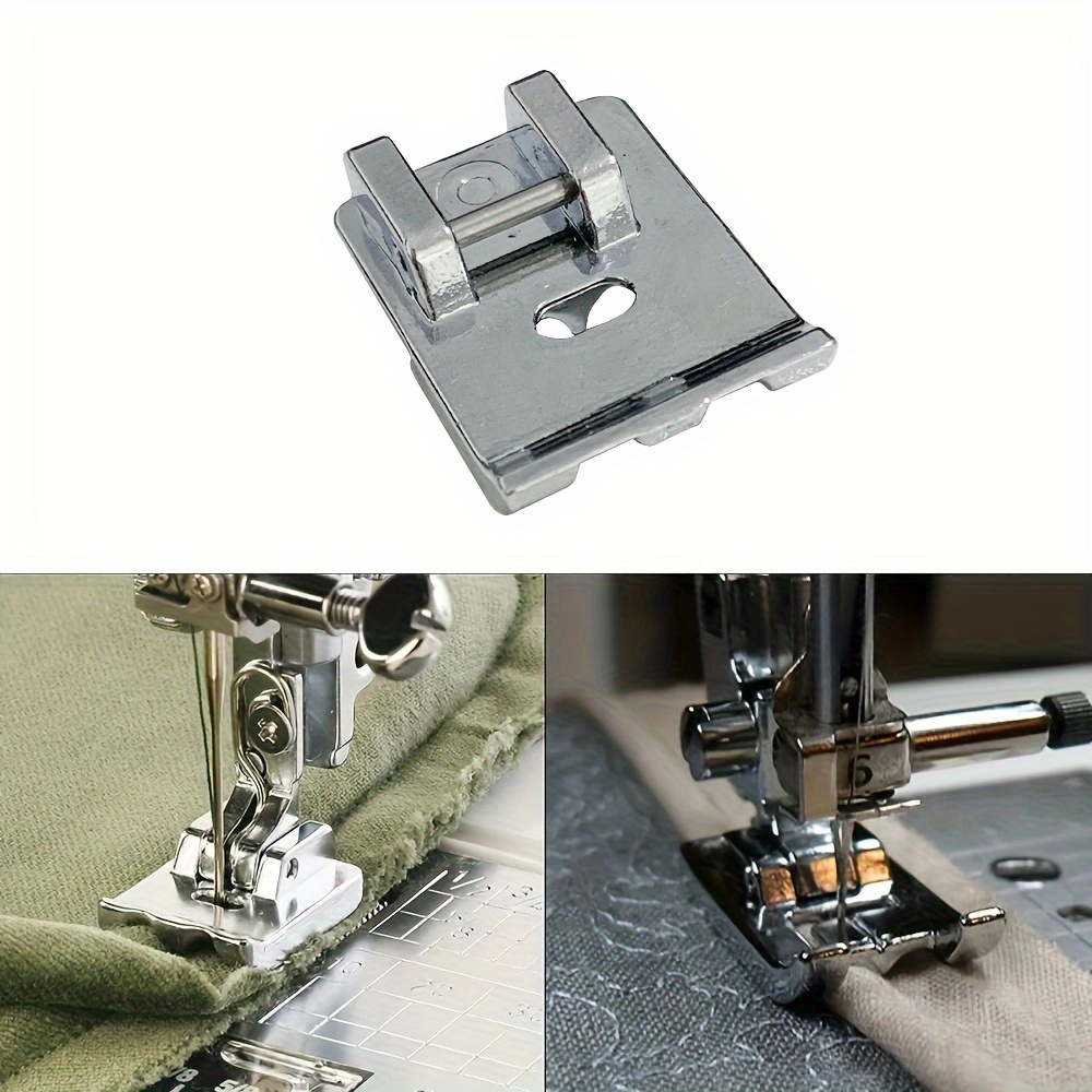 

Pied-de-biche Polyvalent pour Machines à Coudre - Accessoire et Facile à Utiliser pour Brother, , Singer & Plus - Argenté