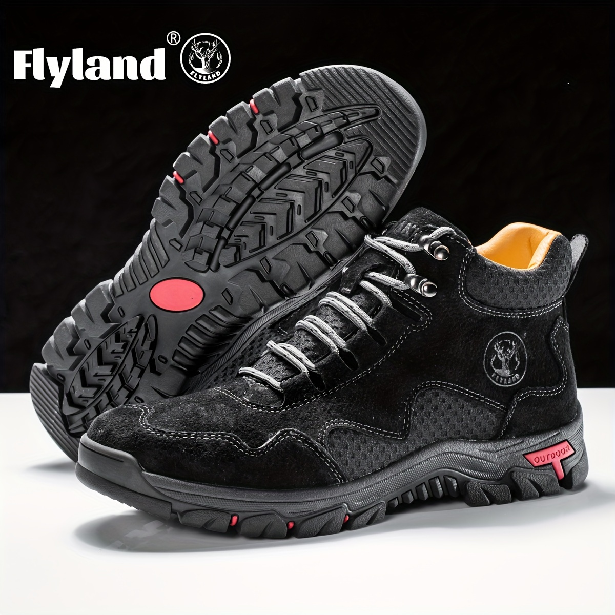 mens handmade genuine ankle boots classic chukka style with honeycomb pattern durable rubber sole lace up closure for casual office and outdoor wear 9