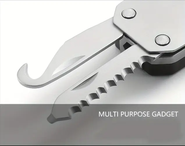 stainless steel adjustable wrench folding allen wrench multi tool with screw bits set durable steel construction versatile adjustable feature no details 2