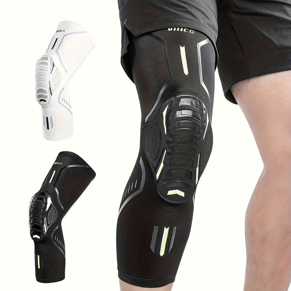 Vilico Sports Knee Brace, Compression & Breathability, with Honeycomb Pad for Patella Support, Suitable for Basketball, Football, Cycling, Dance, Running, Fitness, Outdoor Sports, Sports Medicine Braces