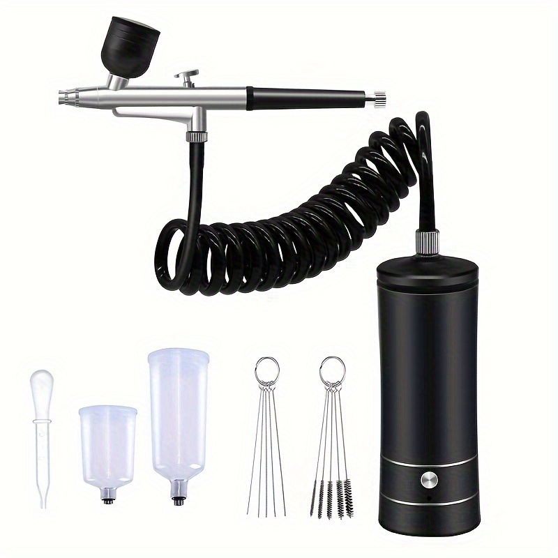 

Airbrush With Compressor Portable Airbrush For Nails Cake Tattoo Makeup Paint Air Spray Gun Oxygen Injector Air Brush Kit