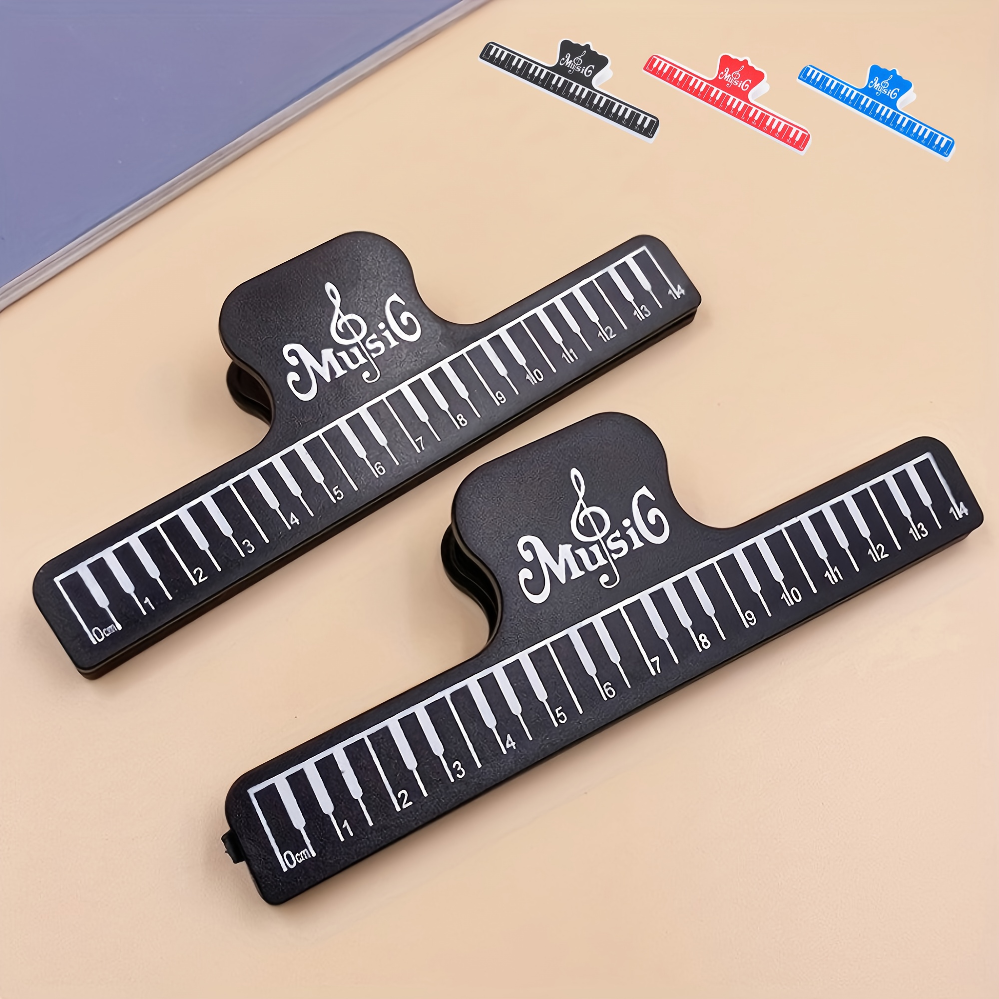 Music Book Clip Page Holder 2Pack Metal Sheet