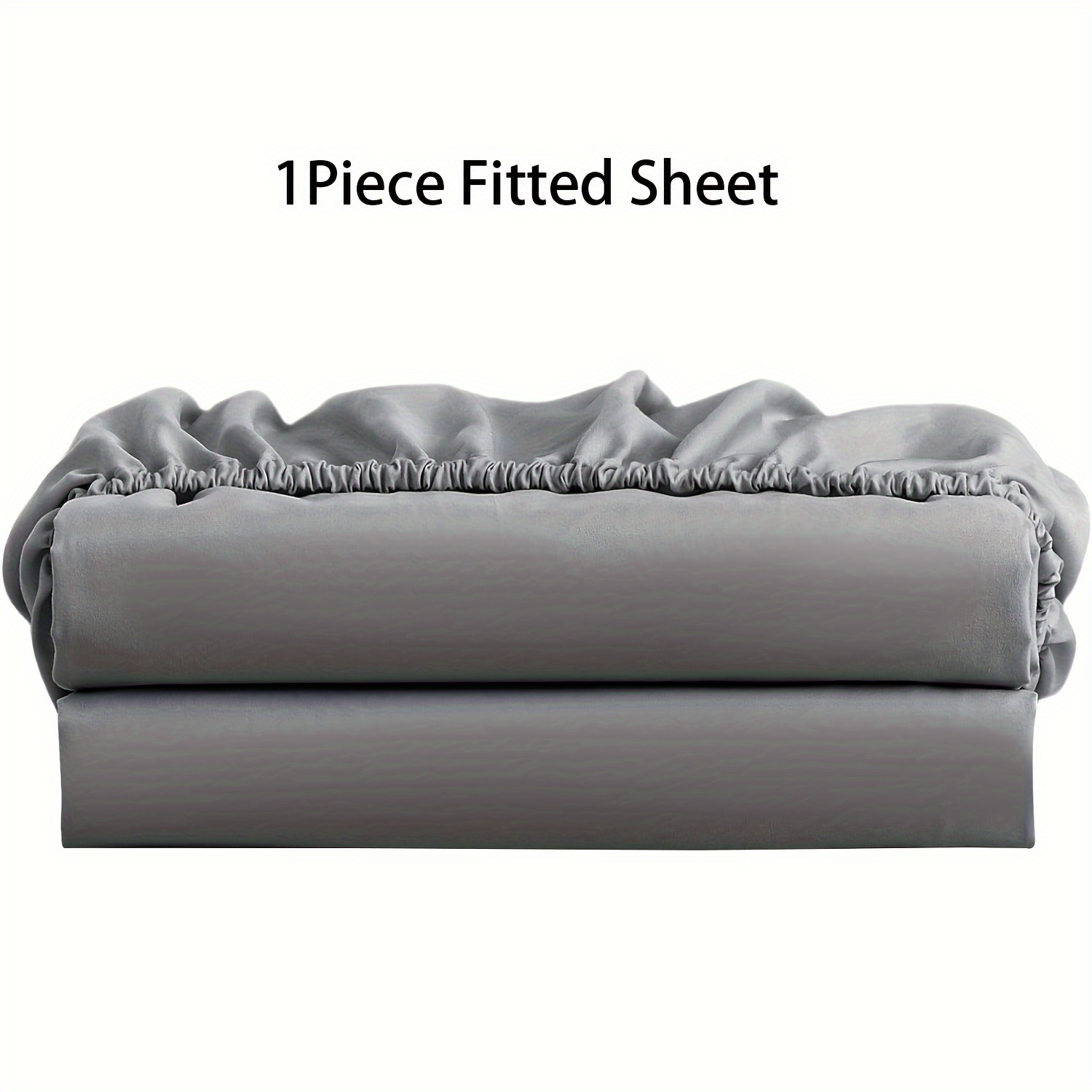 Fitted Sheet 1 Pack - Hotel Quality Fitted Sheet Queen Size - Ultra Soft And Breathable - Brushed Microfiber - Deep Pocket - Cooling Fitted Sheets For Many Size Bed