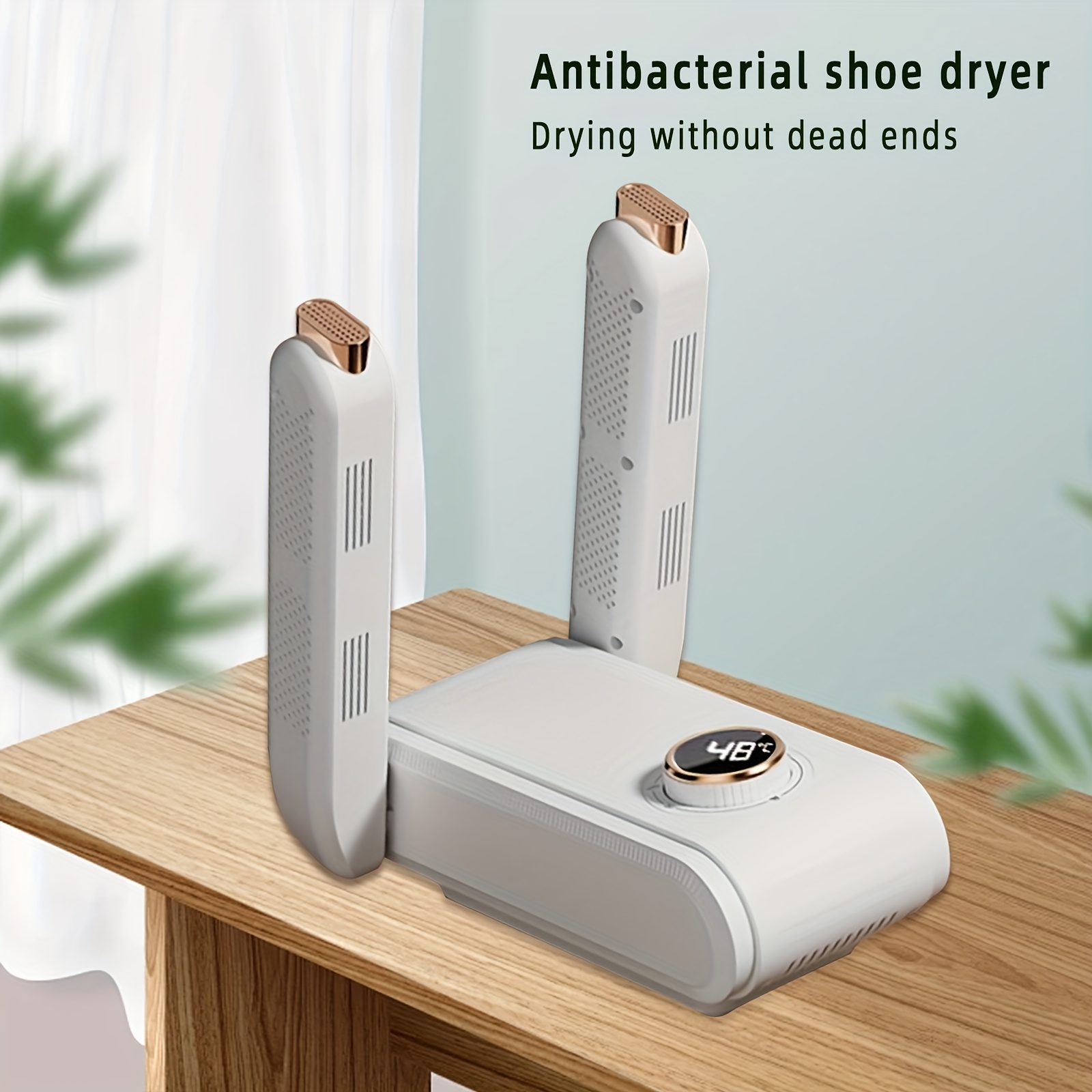 portable foldable shoe dryer with timer quick dry dehumidification technology for home   plug 220 240v details 7