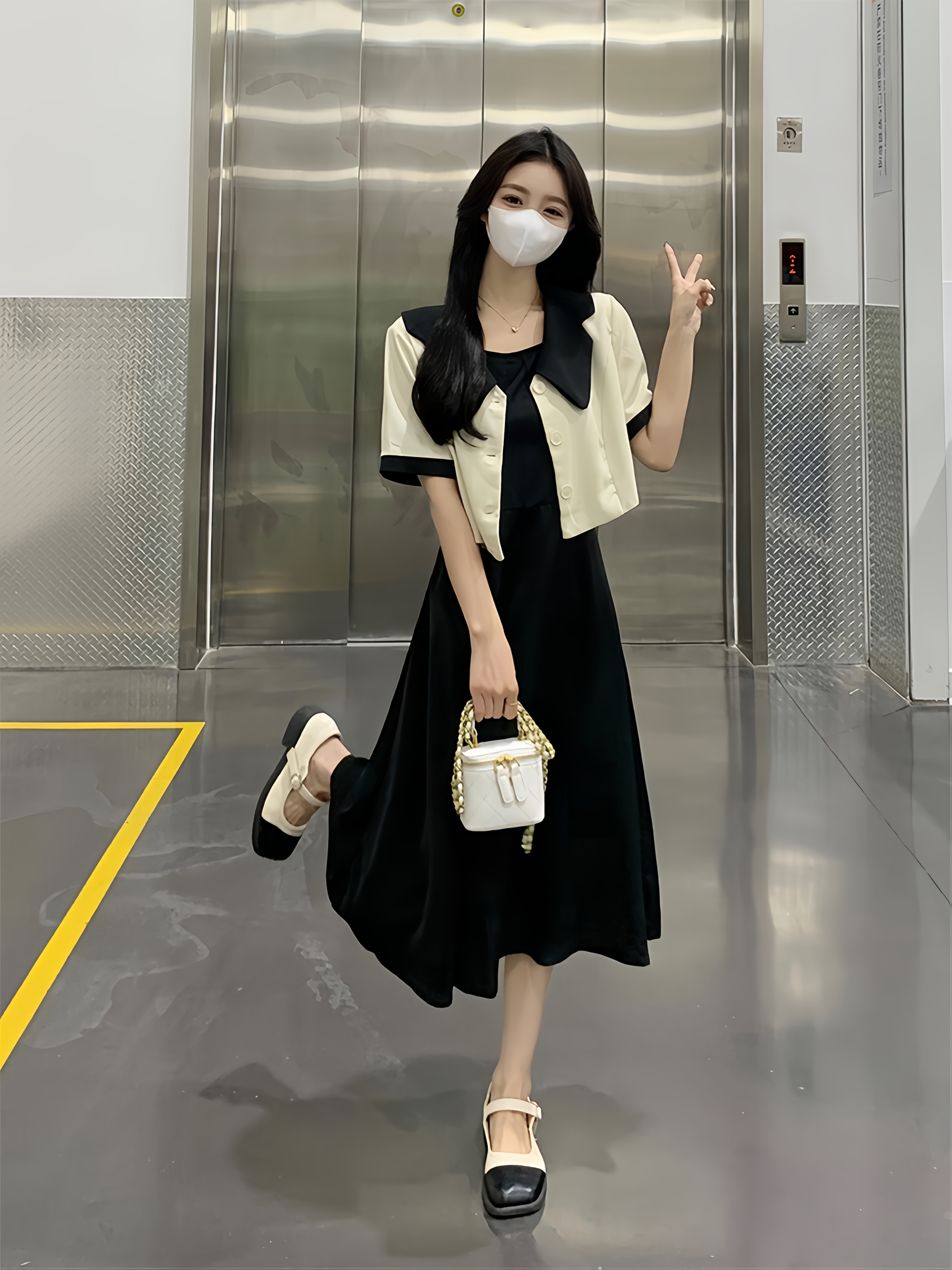 conjunto verano talla mujer elegante vestido camisero Temu Peru