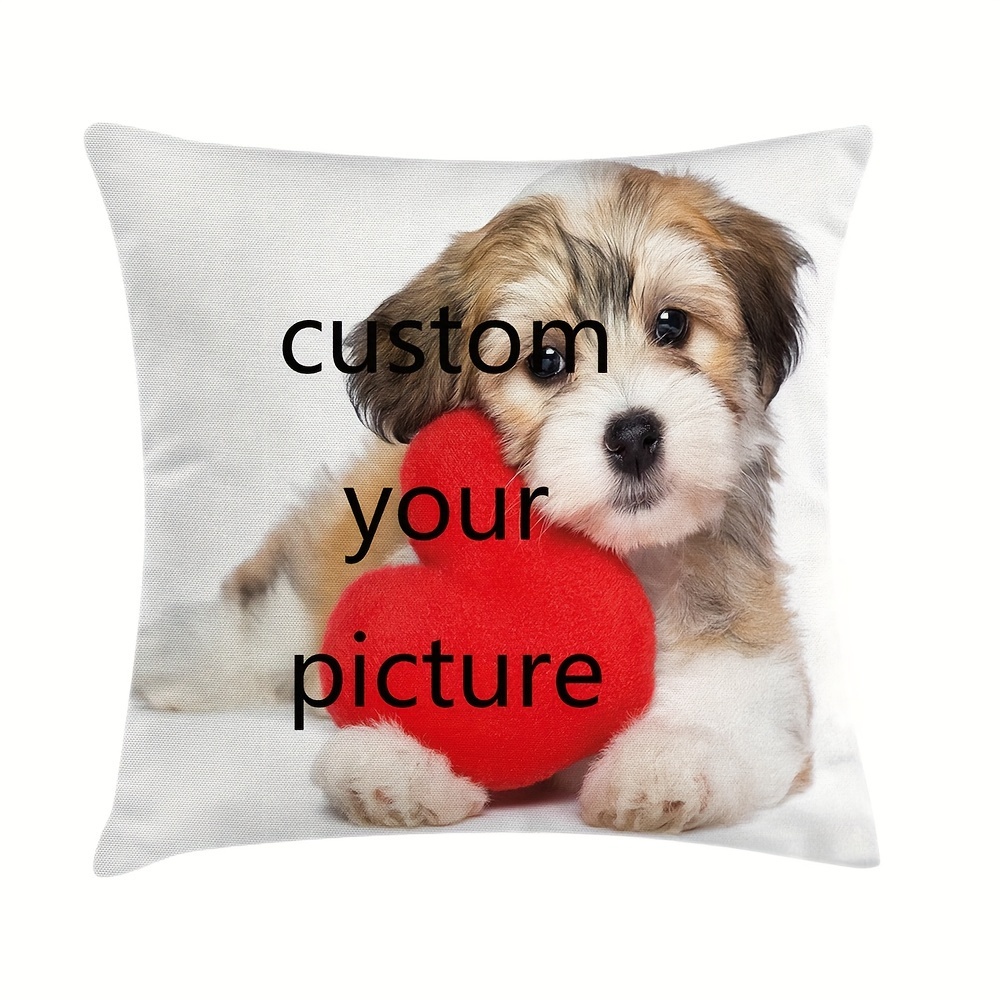 

1pc, Custom 1 Ultra Soft Short Plush, Commemorative Custom 18x18 Inch Ultra Soft Short Plush Throw Pillow, Personalized Custom Throw Pillow (no Pillow Core)