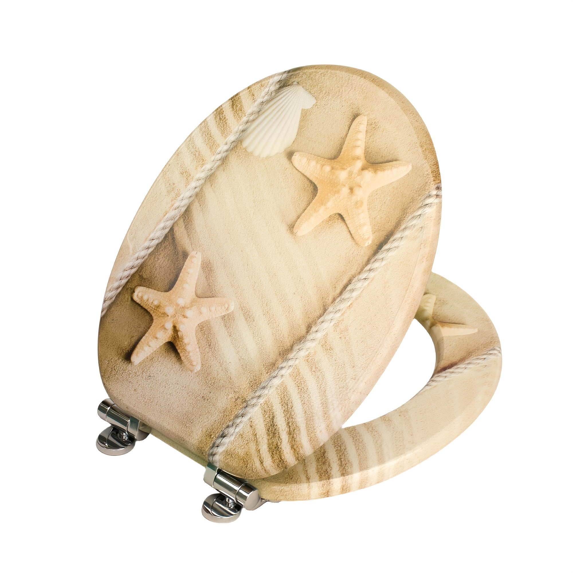 Sainos Wc Seat With Soft Close, Mdf , Stable Quality, Toilet Lid Toilet Seat